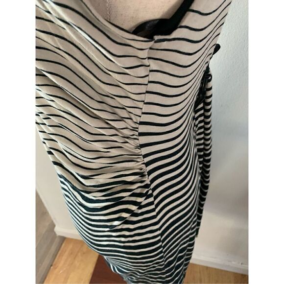 Loft stretch dress stripped sized petite large - Picture 2 of 6